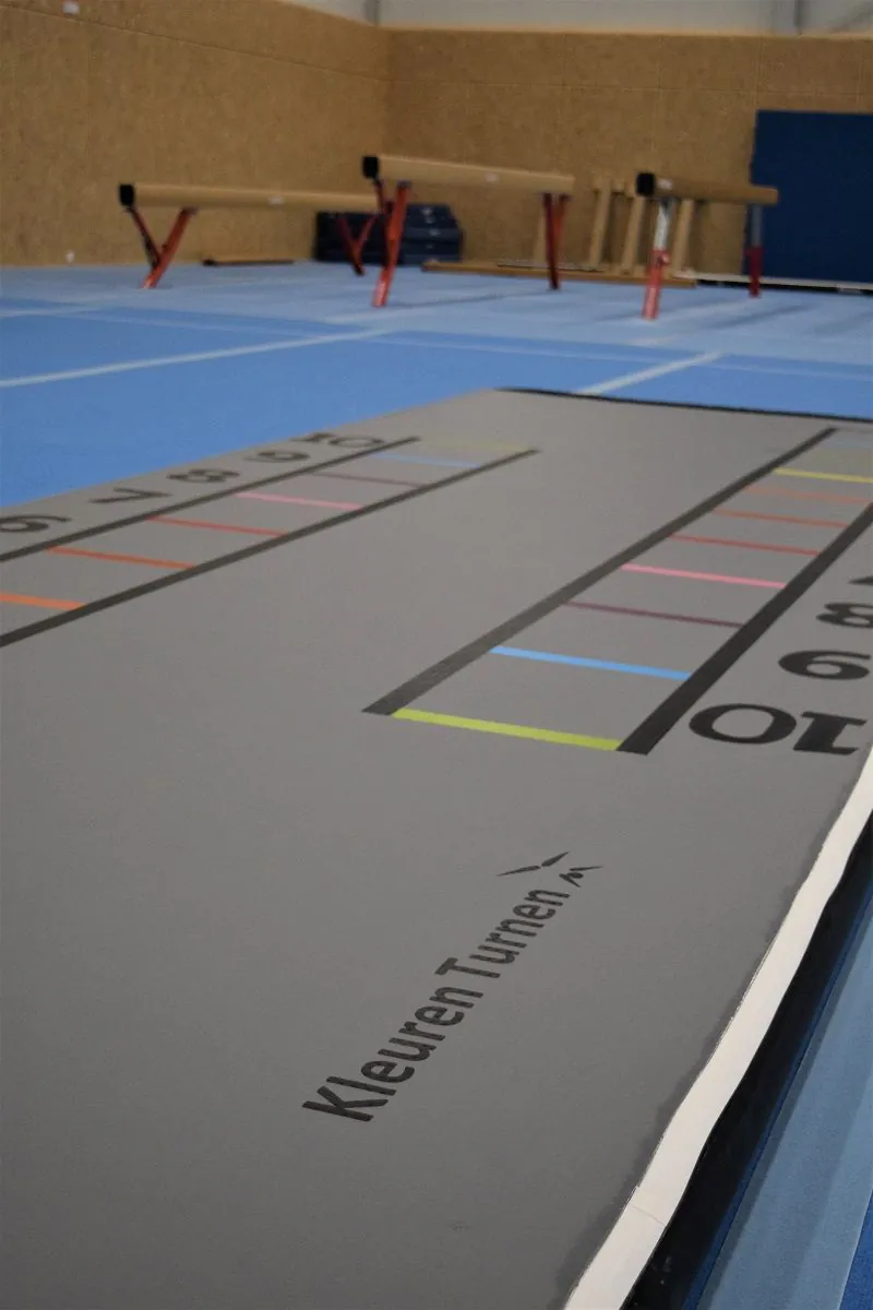 Airtrack | 6 x 2 m | Getallen en ladders - Afbeelding 2